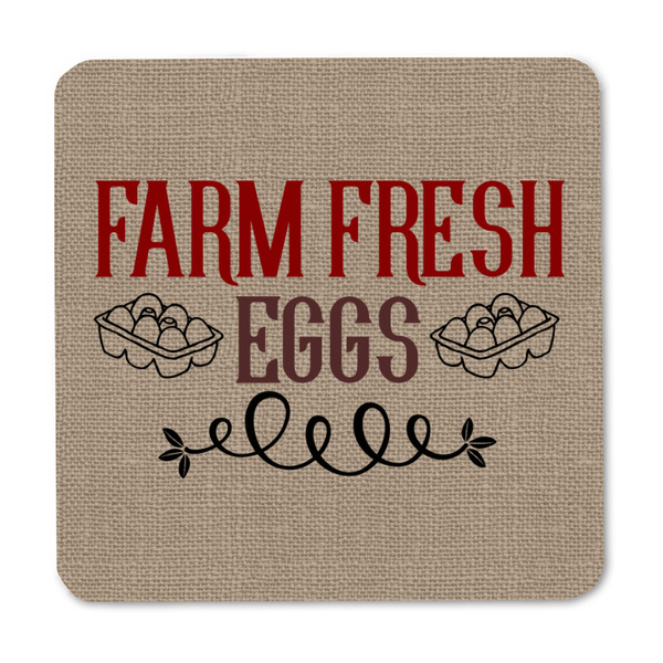 Farm Quotes Square Fridge Magnet - FRONT