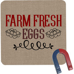 Farm Quotes Square Fridge Magnet