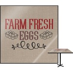 Farm Quotes Square Table Top
