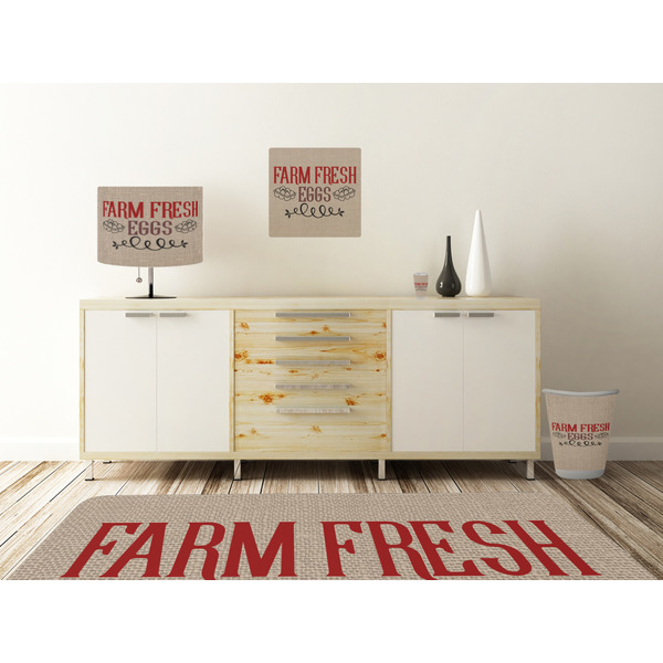 Farm Quotes Square Wall Decal Wooden Desk
