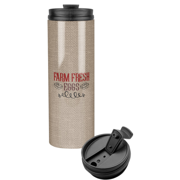 Custom Farm Quotes Stainless Steel Skinny Tumbler