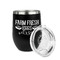 Farm Quotes Stainless Wine Tumblers - Black - Single Sided - Alt View