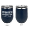 Farm Quotes Stainless Wine Tumblers - Navy - Single Sided - Approval