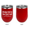 Farm Quotes Stainless Wine Tumblers - Red - Single Sided - Approval