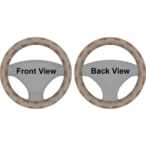 Farm Quotes Steering Wheel Cover- Front and Back