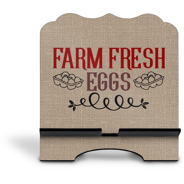 Farm Quotes Stylized Tablet Stand - Front without iPad