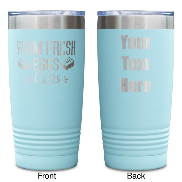 Farm Quotes Teal Polar Camel Tumbler - 20oz -Double Sided - Approval