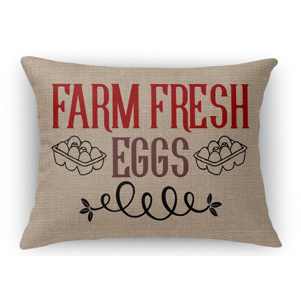 Custom Farm Quotes Rectangular Throw Pillow Case