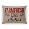 Farm Quotes Throw Pillow (Rectangular - 12x16)