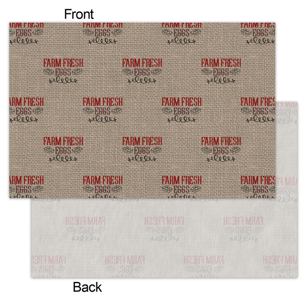 Farm Quotes Tissue Paper - Heavyweight - Small - Front & Back