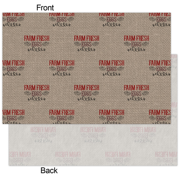 Farm Quotes Tissue Paper - Heavyweight - XL - Front & Back