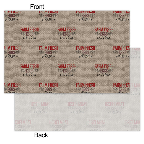 Farm Quotes Tissue Paper - Lightweight - Small - Front & Back