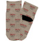 Farm Quotes Toddler Ankle Socks - Single Pair - Front and Back