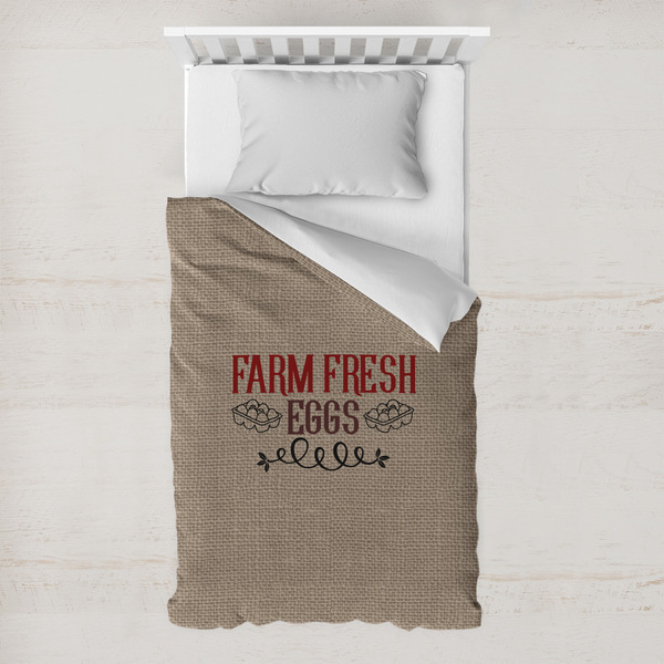 Custom Farm Quotes Toddler Duvet Cover