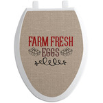 Farm Quotes Toilet Seat Decal - Elongated