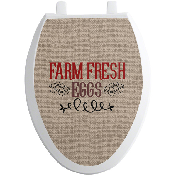 Farm Quotes Toilet Seat Decal Elongated
