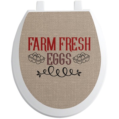 Farm Quotes Toilet Seat Decal - Round (Personalized)