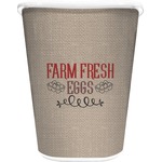 Farm Quotes Waste Basket - Single Sided (White)
