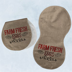 Farm Quotes Burp Pads - Velour - Set of 2