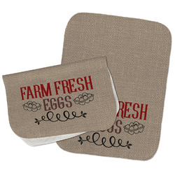 Farm Quotes Burp Cloths - Fleece - Set of 2