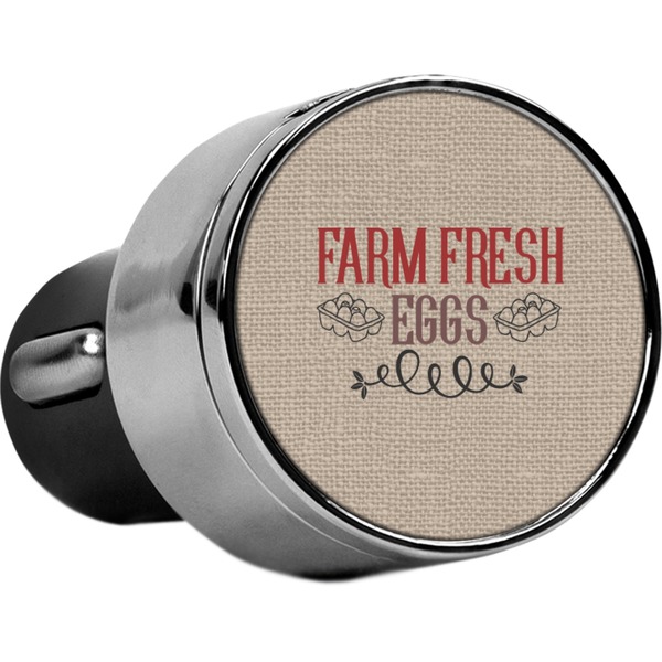 Custom Farm Quotes USB Car Charger