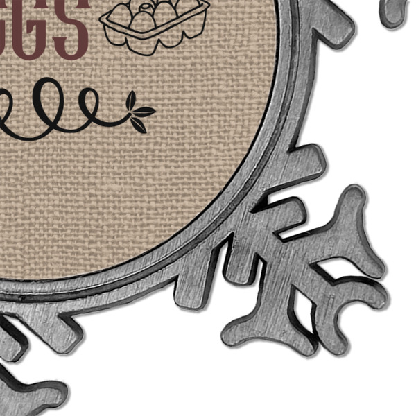 Farm Quotes Vintage Snowflake - Detail