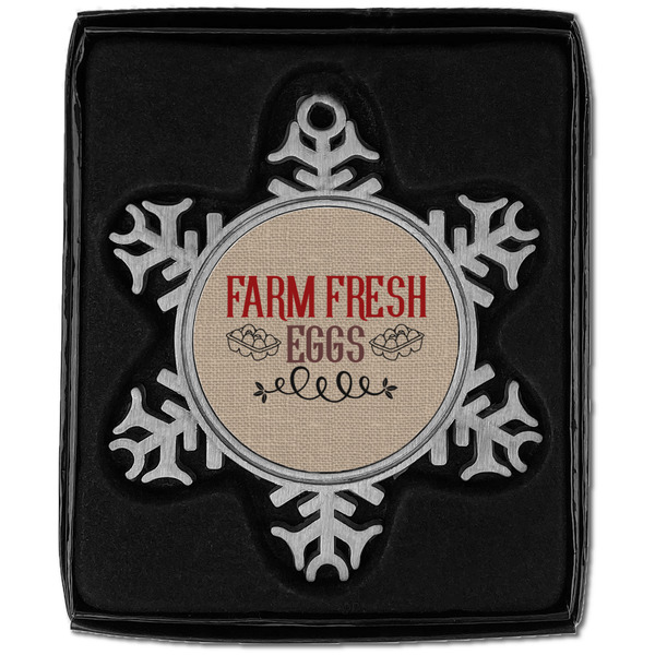 Farm Quotes Vintage Snowflake - In box