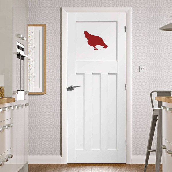 Farm Quotes Wall Graphic on Door