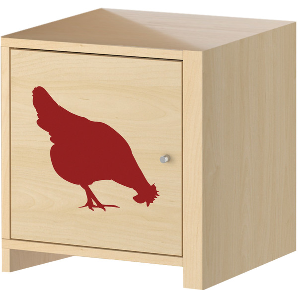 Farm Quotes Wall Graphic on Wooden Cabinet