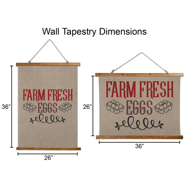Farm Quotes Wall Hanging Tapestries - Parent/Sizing