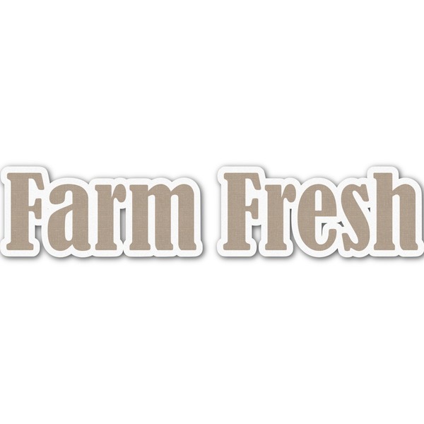 Custom Farm Quotes Name/Text Decal - Medium (Personalized)