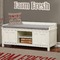 Farm Quotes Wall Name Decal Above Storage bench