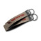 Farm Quotes Webbing Keychain FOBs - Size Comparison