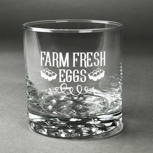Custom Farm Quotes Whiskey Glass (Single)