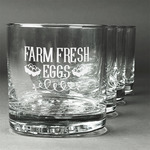 Farm Quotes Whiskey Glasses (Set of 4)