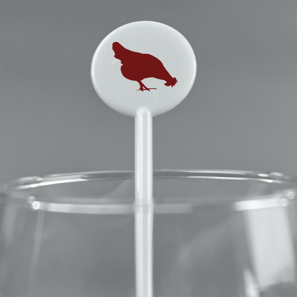 Farm Quotes White Plastic 5.5" Stir Stick - Round - Main