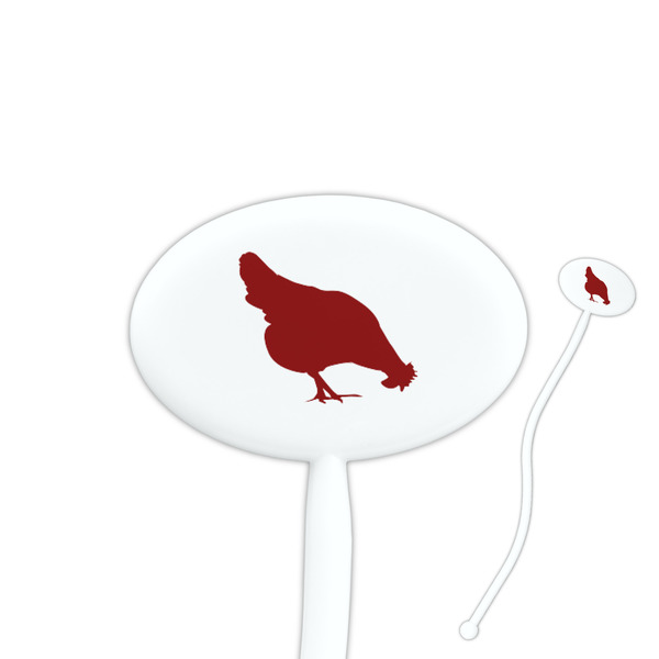 Custom Farm Quotes Oval Plastic Stir Sticks