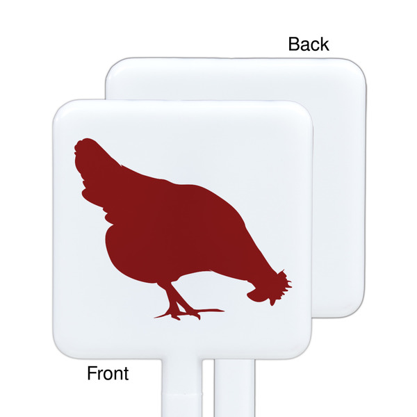 Farm Quotes White Plastic Stir Stick - Single Sided - Square - Approval