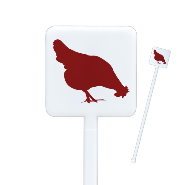 Custom Farm Quotes Square Plastic Stir Sticks