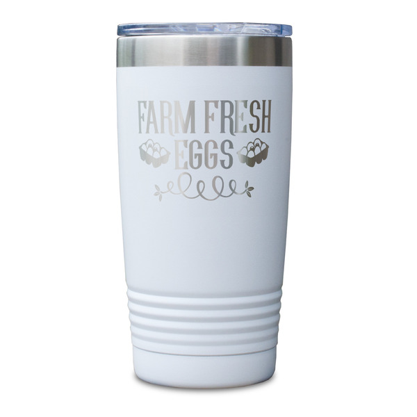 Farm Quotes White Polar Camel Tumbler - 20oz - Single Sided - Approval