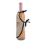 Farm Quotes Wine Bottle Apron - DETAIL WITH CLIP ON NECK