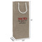 Farm Quotes Wine Gift Bag - Dimensions