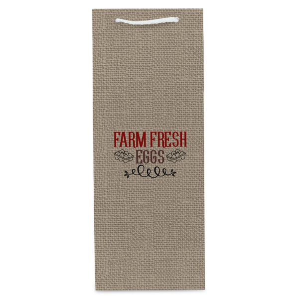 Farm Quotes Wine Gift Bag - Gloss - Front