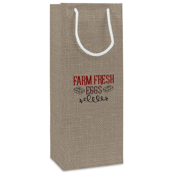 Custom Farm Quotes Wine Gift Bags