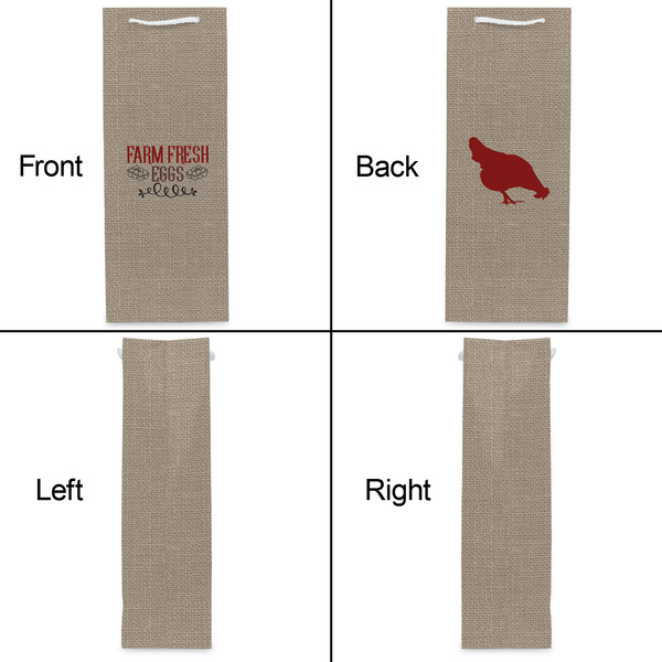 Farm Quotes Wine Gift Bag - Matte - Approval