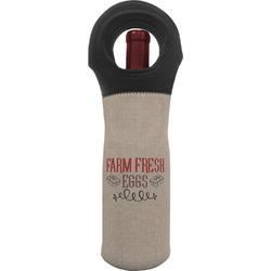 Farm Quotes Wine Tote Bag