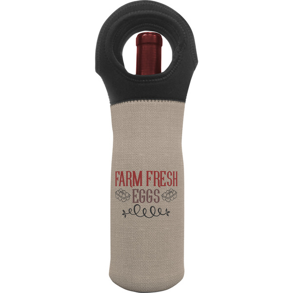 Custom Farm Quotes Wine Tote Bag