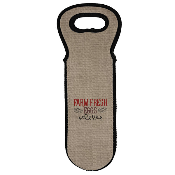 Custom Farm Quotes Wine Tote Bag