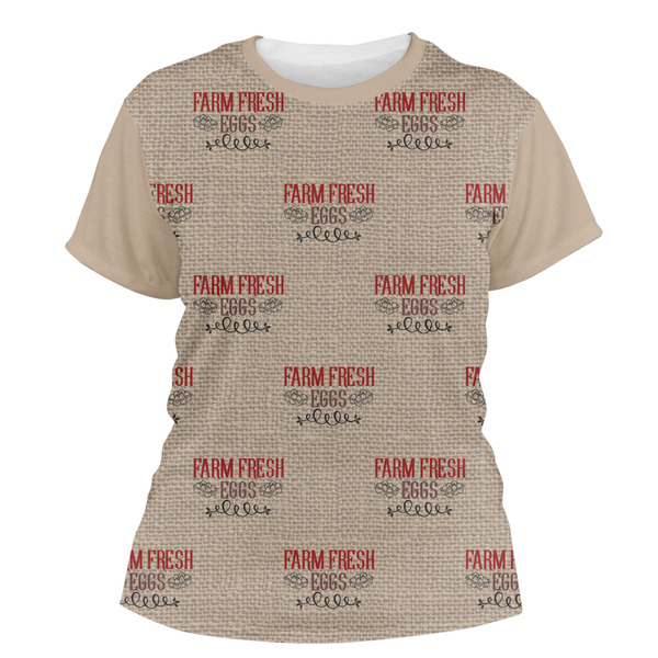 Custom Farm Quotes Women's Crew T-Shirt - X Large