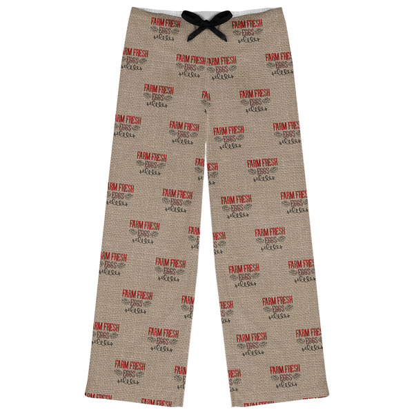 Custom Farm Quotes Womens Pajama Pants - XL
